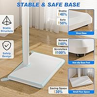 Rfiver Swivel Floor TV Stand with Mount for 32-60 inch TVs — image 4