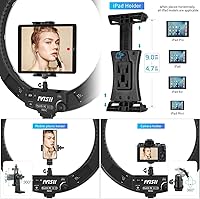 IVISII 19-inch Ring Light with Stand and Phone Holder — image 5