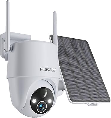MUBVIEW ZS-GX8S 2K Solar Security Camera