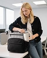 LOVEVOOK Puffer Backpack Purse with 15.6 Inch Laptop Pocket — image 2