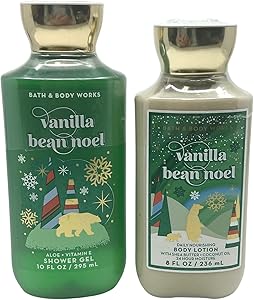 Bath & Body Works Vanilla Bean Noel Shower Gel and Lotion Set Review