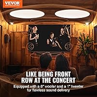 VEVOR 8 Inch Ceiling Speakers (2-Pack) — image 2