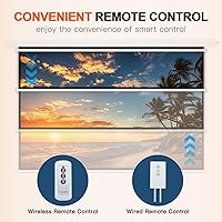 YODOLLA 72″ Motorized Projector Screen 16:9 — image 6