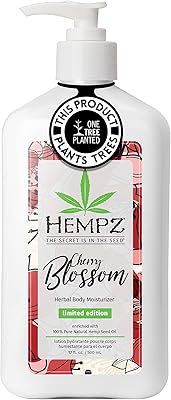 Hempz Body Lotion - Cherry Blossom, 17 Fl Oz