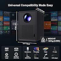 QIAOLET 4K Smart Projector with Google TV — image 9