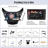 SIXWIN Android Car Stereo for Hyundai Elantra 2011-2013, 9-inch, 8-Core, 4G+64G — image 4