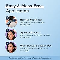 TRUHAIR Color & Conceal Waterproof Root Touch Up Hair Color - White — image 7