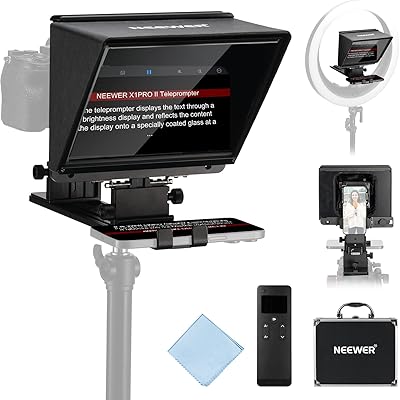 NEEWER X1 Pro II Teleprompter 9″