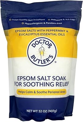 Doctor Butler’s Epsom Salt Soak – Sitz Bath Salts (32 oz)