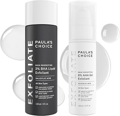 Paula's Choice Skin Perfecting 8% AHA Gel Exfoliant & 2% BHA Liquid Duo