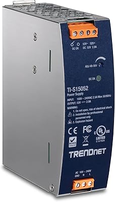 TRENDnet TI-S15052 150W DIN-Rail Power Supply