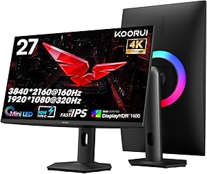 KOORUI 27″ 4K QD-Mini LED Gaming Monitor S2741LM Review