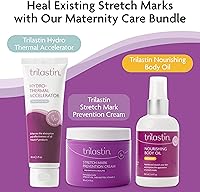TriLASTIN Stretch Mark Cream for Pregnancy, 4 fl oz, Citrus Scent — image 8