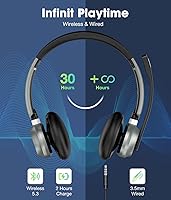 KONNAO Wireless Headset with Microphone V5.3 — image 5