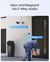 ZOSI 2K WiFi 6 Security Camera System 4-Camera Set with 1TB NVR — image 6
