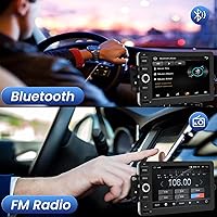 LITCOMFY QLED Radio for Chevy Silverado, GMC Sierra, Hummer H2 (2003-2006) — image 5