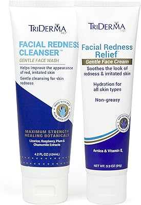 TriDerma Facial Redness Relief Bundle