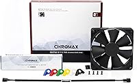 Noctua NF-F12 PWM chromax.Black.swap 120mm Fan — image 2