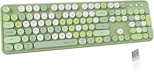 UBOTIE Dual Mode Colorful Wireless Keyboard Review