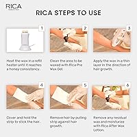 Rica White Chocolate Roll-On Wax Kit - Set of 4 Refills, 100mL — image 6