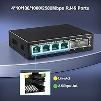 VIMIN 6-Port 2.5G Unmanaged Network Switch — image 5