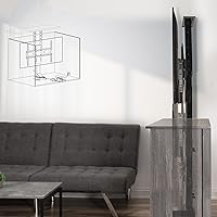 VIVO MOUNT-E-UP80D Motorized TV Stand for 37–77 inch Screens — image 6