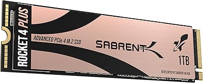 Sabrent 1TB Rocket 4 Plus NVMe 4.0 SSD