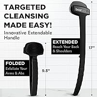 Bearback Silicone Body Scrubber with Extendable Handle — image 3