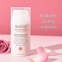 Natio Australia Rosewater Hydration Moisture Recharge Night Cream-Gel 2.7oz — image 3