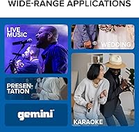 Gemini UHF-02M-S34 Wireless Microphone System — image 6