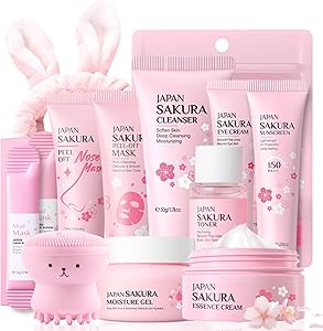 Evolvique Sakura Skincare Kit for Teen Girls 11PCS Review