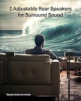 ULTIMEA Poseidon D50 5.1 Virtual Surround Sound Bar — image 4