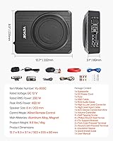 VEVOR 8″ 400W Underseat Car Subwoofer — image 8
