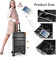 Yokilly Rolling Makeup Train Case — image 2