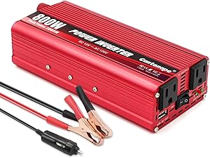 Cantonape 800 Watt Car Inverter DC 12V to 110V/120V AC Converter Review