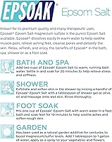 Epsoak Epsom Salt 10 lb. Magnesium Sulfate USP — image 6