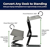 Uncaged Ergonomics WorkEZ Adjustable Standing Desk Converter — image 6