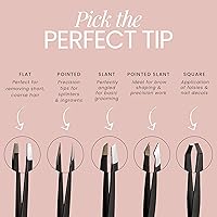 Tweezer Guru Stainless Steel 5-Piece Tweezer Set — image 4
