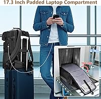 MATEIN Expandable Travel Backpack 52L with Shoe Compartment — image 6