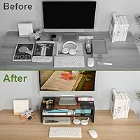 TEAMIX 2 Tiers Desktop Monitor Stand Riser — image 6