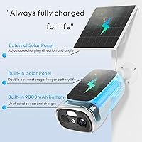 ELECCTV C366 2K Solar Camera Outdoor Wireless — image 3