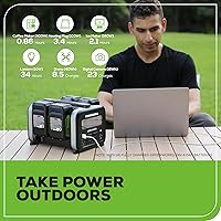Greenworks 500W 24V Portable Power Inverter with 4 Batteries — image 9