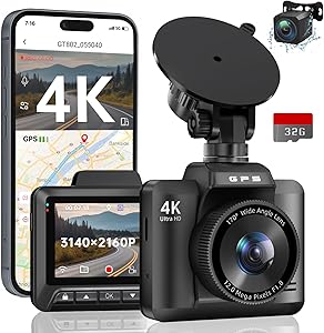 Ecomoment GT802 4K+1080P Dual Dash Cam Review