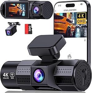 TUIFAC GT805 3-Channel 4K Dash Cam Review