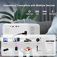 VISULAPEX Mini Projector with WiFi and Bluetooth — image 7