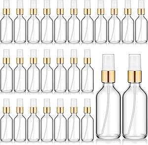 Roshtia 30 Pcs 2 oz Clear Glass Spray Bottles Review