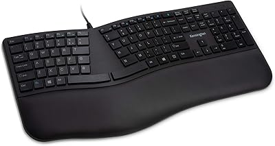 Kensington Pro Fit Ergonomic Wired Keyboard K75400US