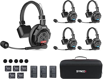SYNCO XTALK X5 Wireless Intercom Headset System