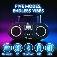 KLIM B5 Portable CD Player Boombox — image 3