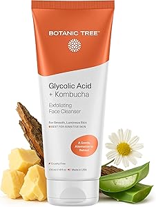 Botanic Tree Kombucha & Glycolic Acid Exfoliating Face Wash 6.7oz Review